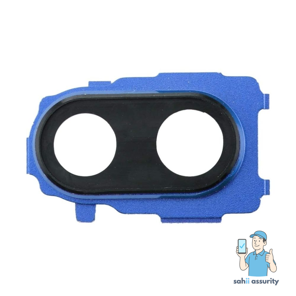 Camera Lens Glass with Frame for Xiaomi Redmi Note 7 Blue